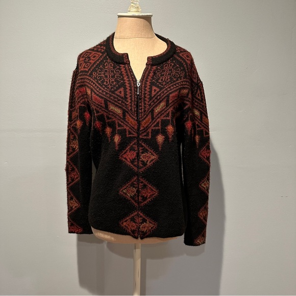 Peruvian Link Alpaca Collection Zip Sweater - Picture 2 of 9